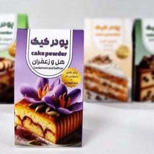 پودر کیک هل زعفران